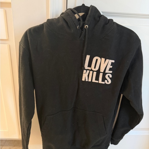 assholes live forever Sweaters - Black Graphic Hoodie